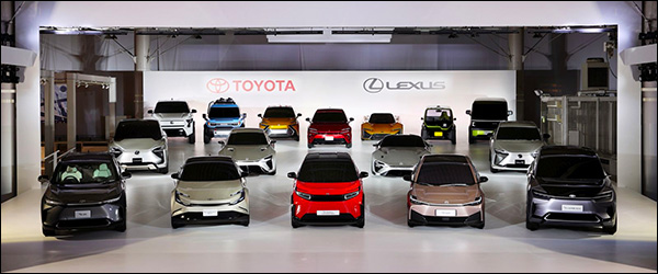 Dit is het gigantische EV gamma van Toyota en Lexus tegen 2030