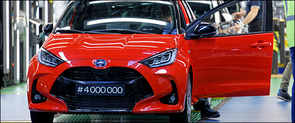 Toyota Yaris nummer 4.000.000 is een feit!