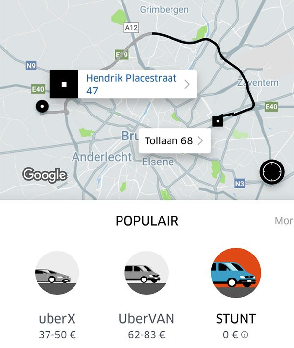 Uber Brussels lanceert UberVAN [busjes tot 6 personen]