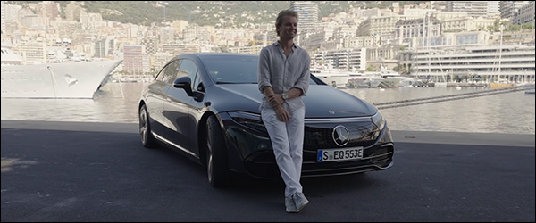 Video: Nico Rosberg test de zuiver elektrische Mercedes EQS (2021)