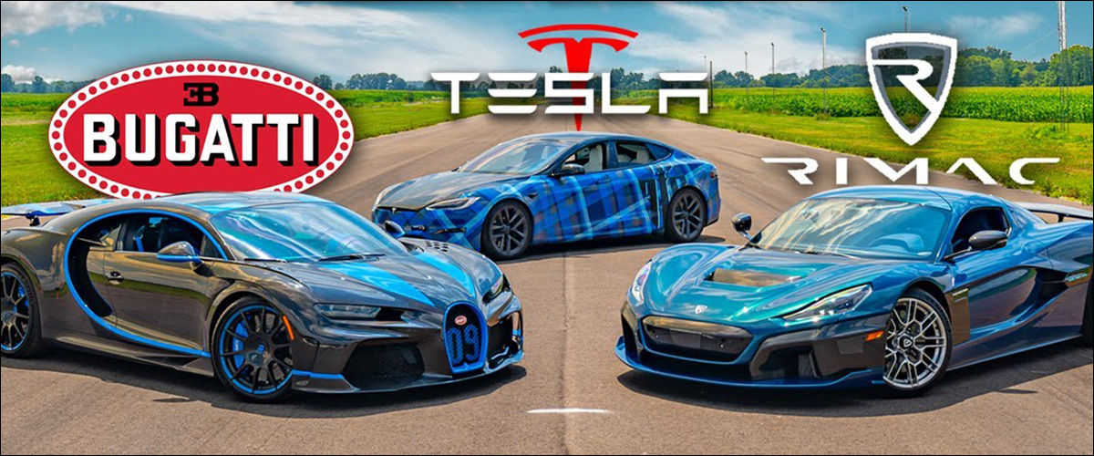 Poll: Rimac Nevera vs Bugatti Chiron Super Sport vs Tesla Model S Plaid (2023)