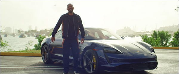 Video: Will Smith speelt Lyft taxichaffeur met de Porsche Taycan (2020)
